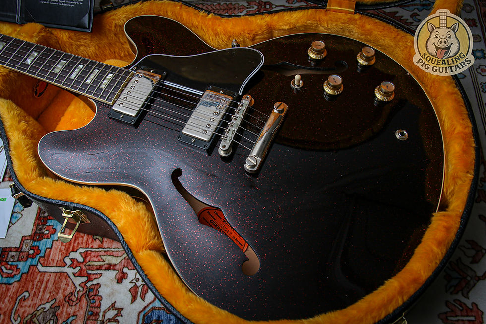 Thumbnail: GIBSON USA Custom Shop 64' ES-335 "Brunswick Sparkle Red + Rosewood" (2021)