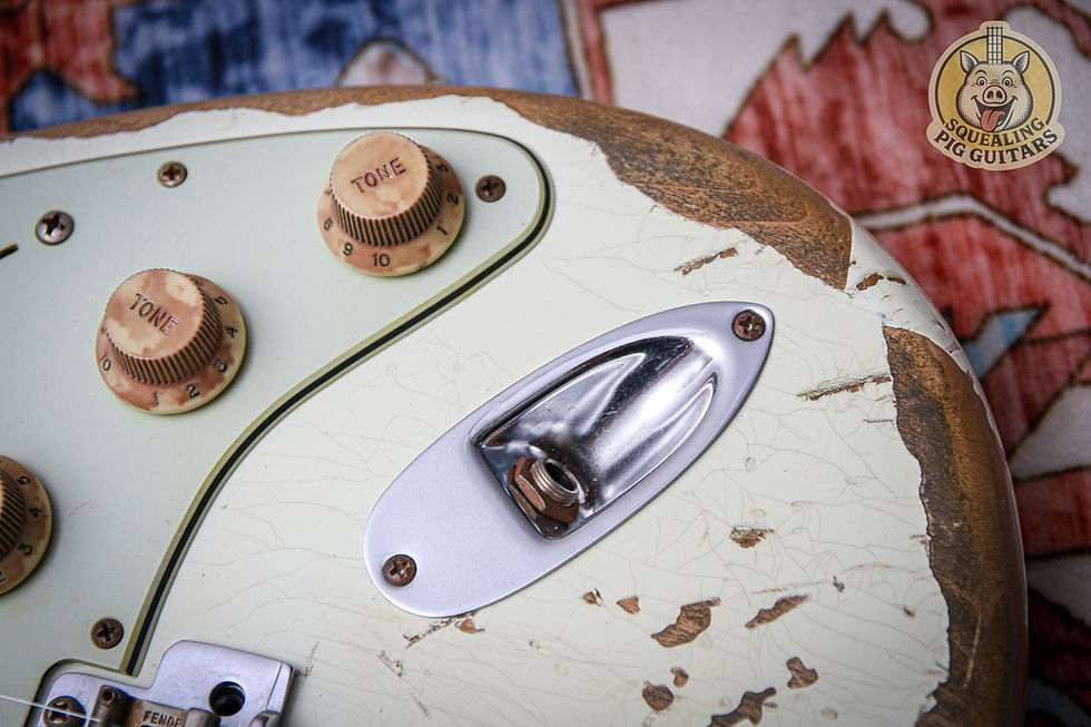 Thumbnail: FENDER USA Masterbuilt 62 Reissue Stratocaster Hvy Relic *Jason Smith "Olympic