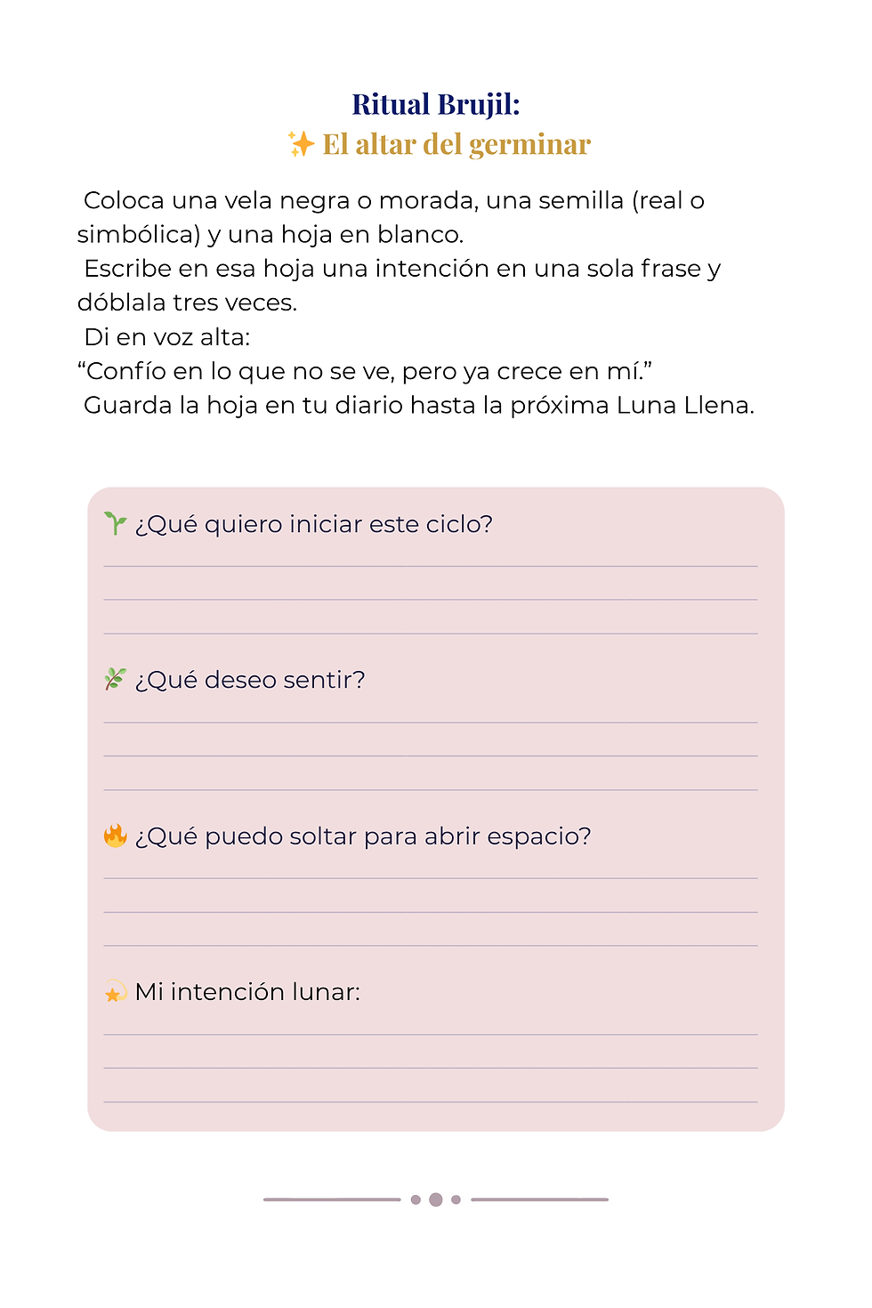 Miniaturbild: Ciclos de luna, Ciclos de Vida - ☀️ Edición Runa de Luz: Diario Lunar