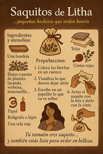 🔥🧙‍♀️ Saquitos de Litha: Pequeños hechizos que arden bonito 🌿✨
