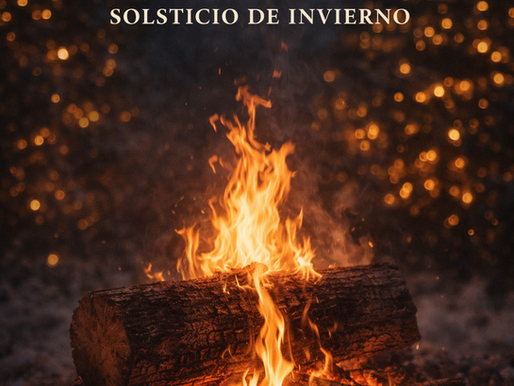 Yule, el Tronco quemandose