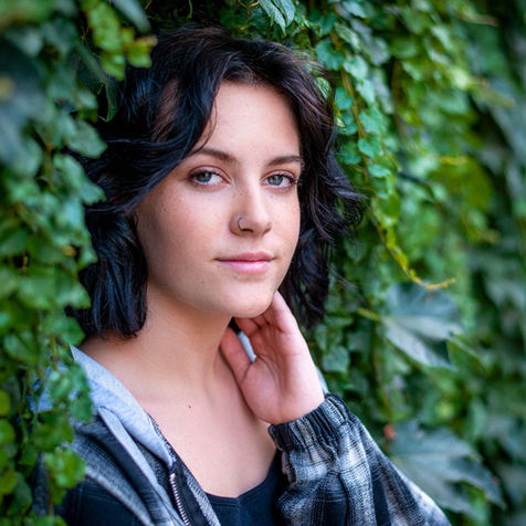 Beautiful backdrops for senior portraits in Nevada County, California.