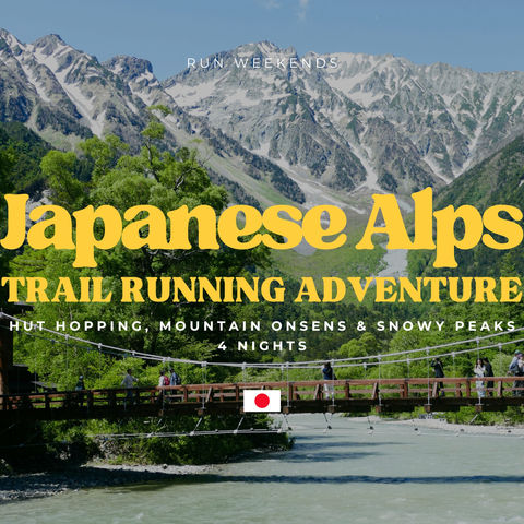 Hakuba Japanese Alps trail running holiday Run Weekends Mt Shirouma summit guided mountain running retreat