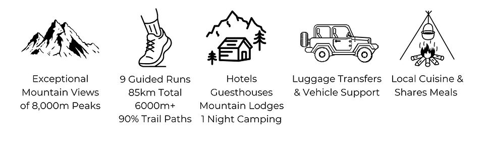 Pakistan mountain running adventure Karakoram Run Weekends once in a lifetime trail running holiday