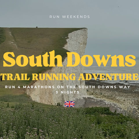 South Downs Way end to end trail running holiday Run Weekends Winchester to Eastbourne guided running adventure