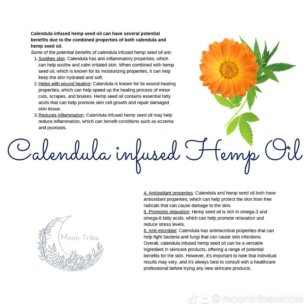 Thumbnail: Organic Calendula infused Hemp Seed Oil