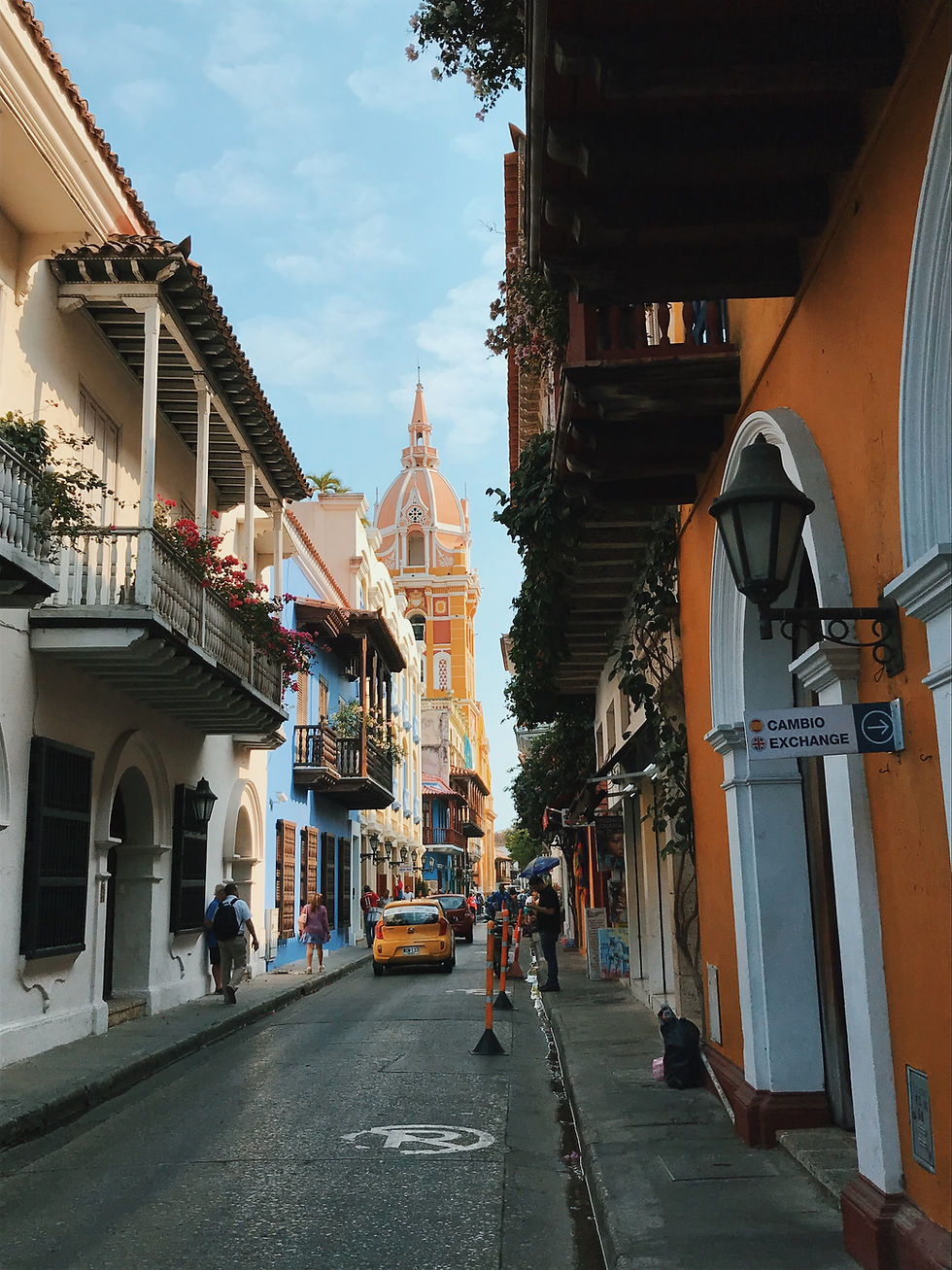 Cartagena architecture, Travel Destination, Spanish culture, Colourful buildings, Colombia