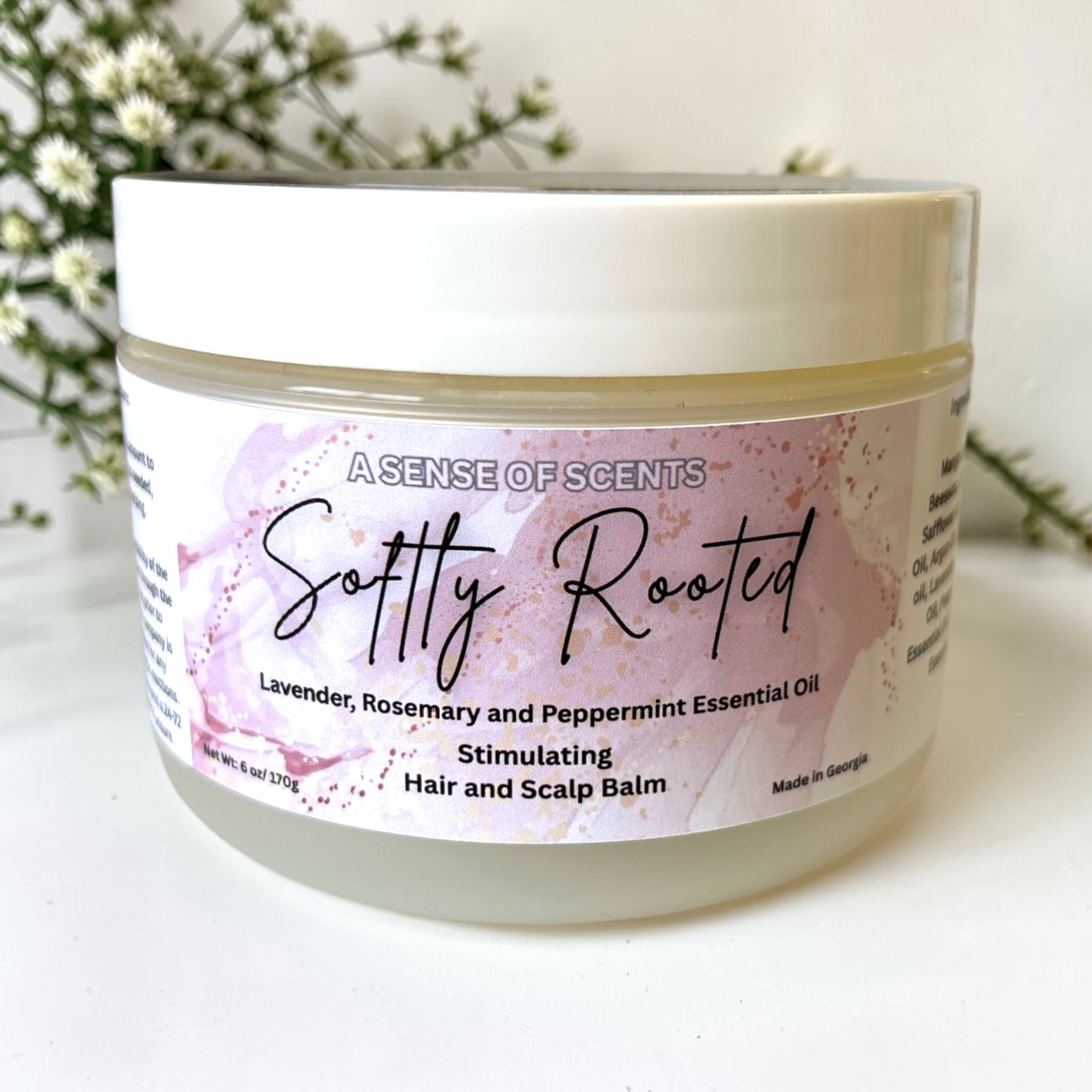 Softly Rooted Scalp and Hair Balm 6 oz