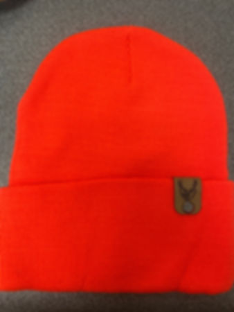 Leather Tag Beanie