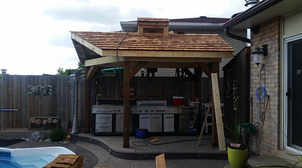 Covered porch renovation
