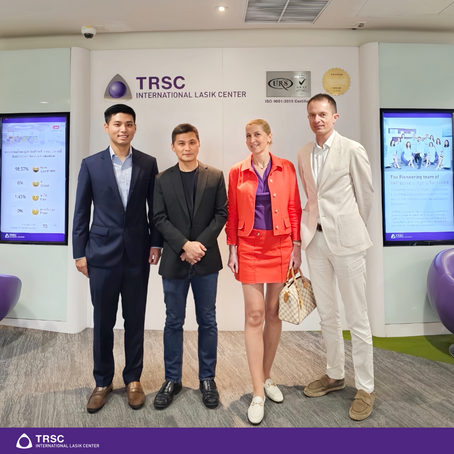 TRSC News: จักษุแพทย์จากประเทศสโลวีเนีย เข้าเยี่ยมชมศูนย์รักษาสายตา TRSC