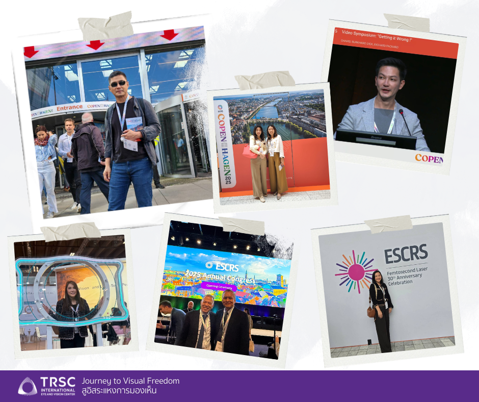 TRSC ร่วมงาน ESCRS 2025 Copenhagen