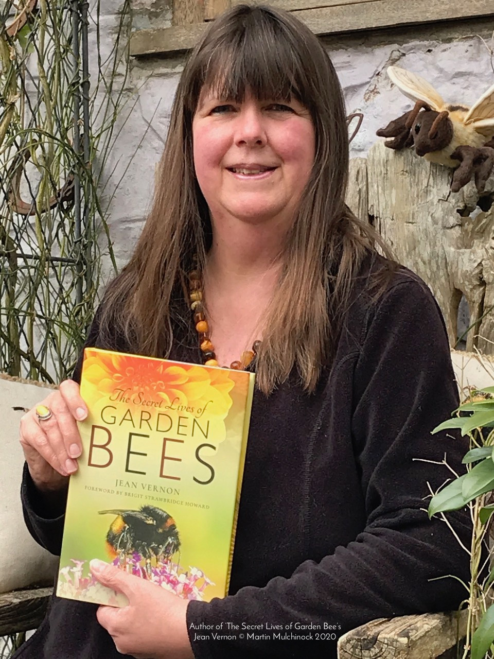 Author of 'The Secret Lives of Garden Bees' Jean Vernon © Martin Mulchinock