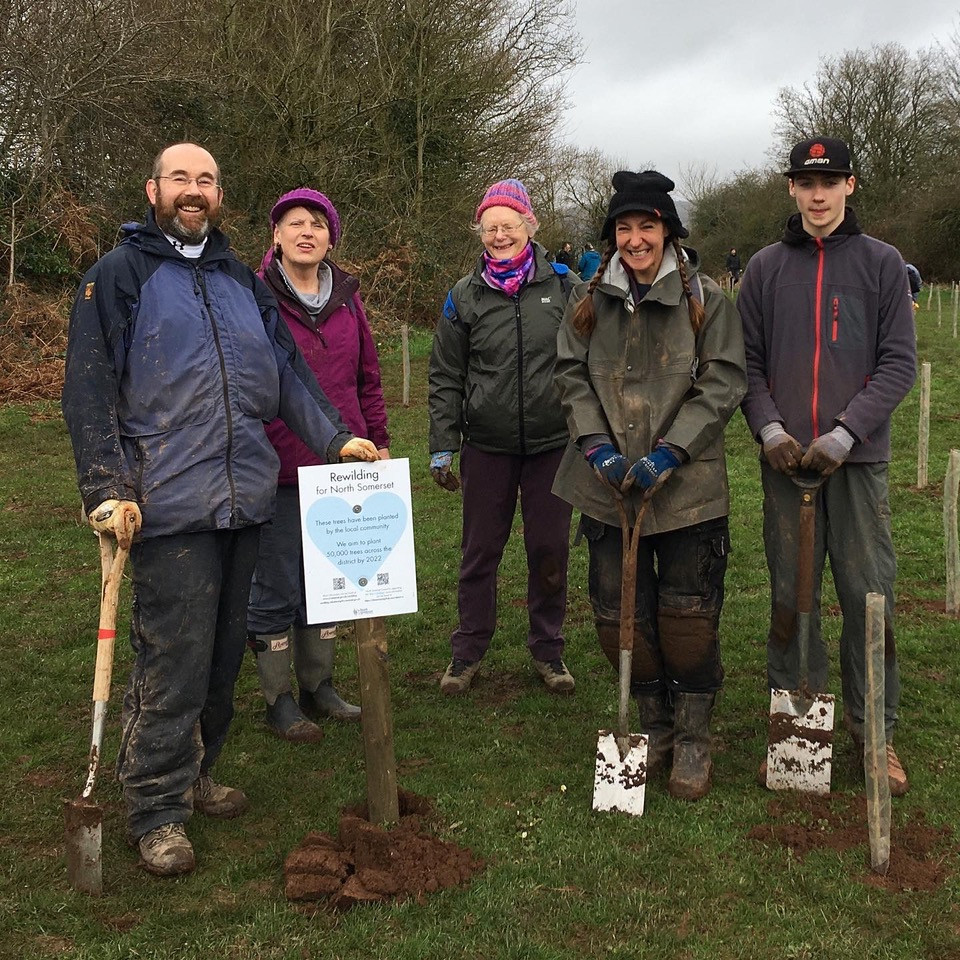 With Project Coordinator John of North Somerset Council