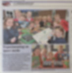 Showing local school children how to sow seed for RHS Rocket Science Project