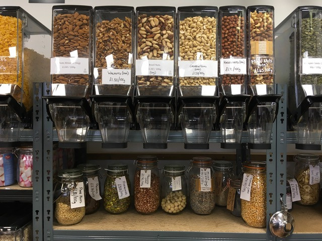 Dispensers for nuts and seeds