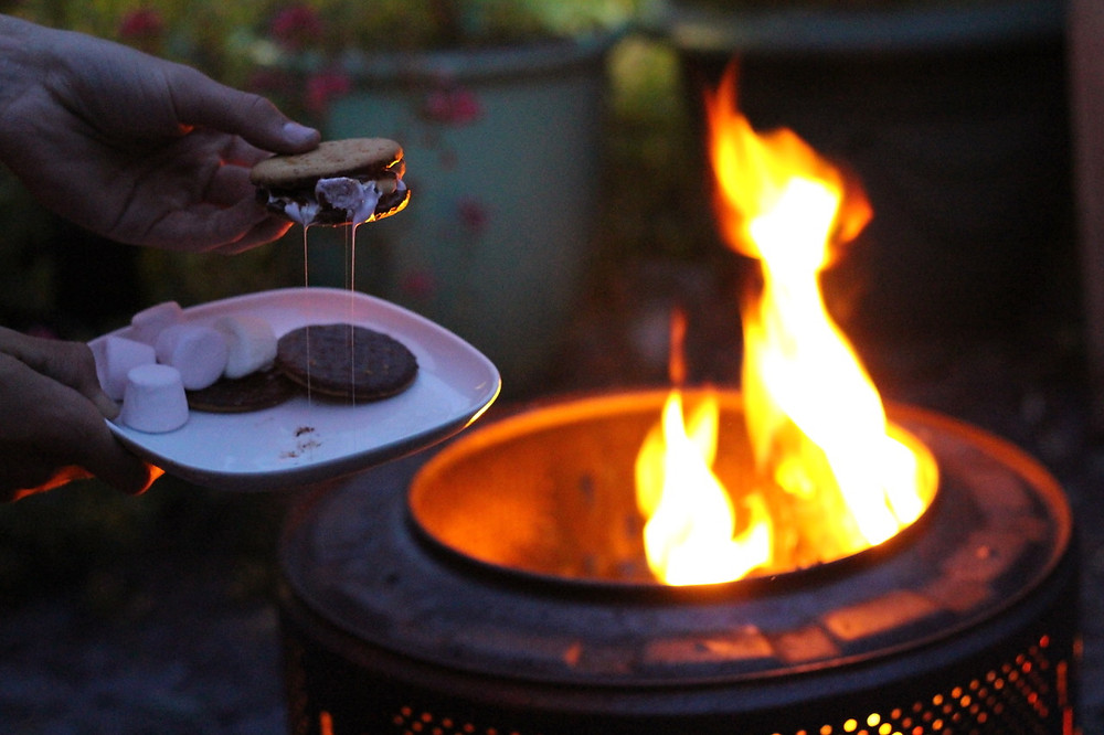 Have a fire and make S'mores