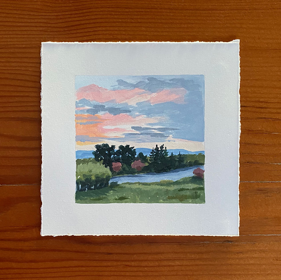 Holiday Mini #12  "Outlook Is Good"
