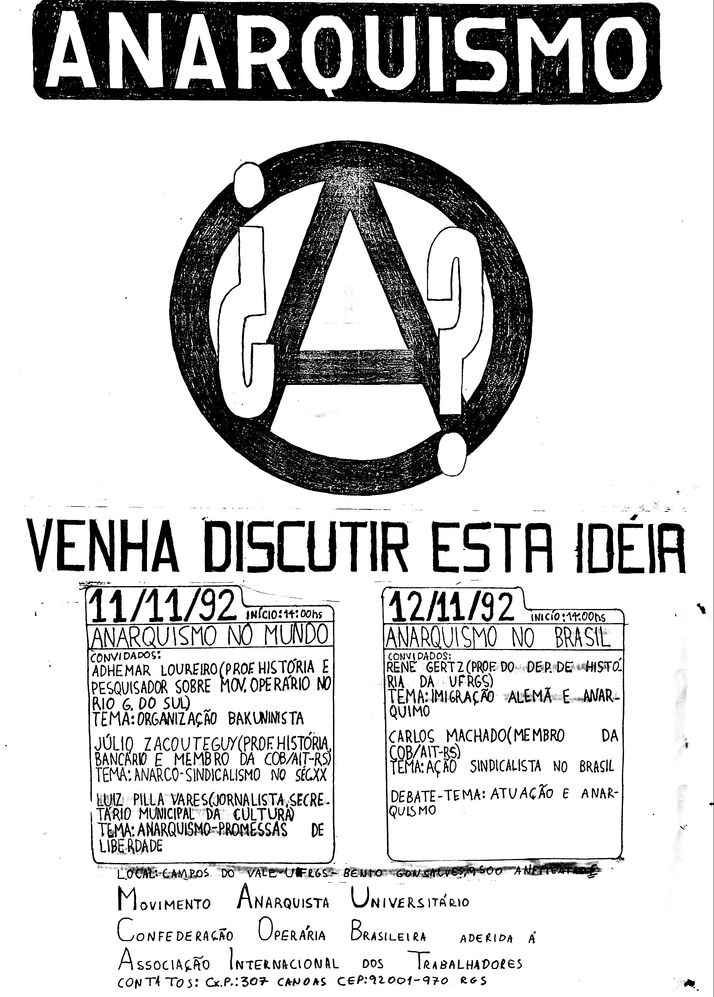 Painel A-Ufrgs nov-1992