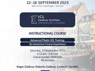 🔹 Immersive Course for Phakic IOLs at ESCRS 2025 🔹
