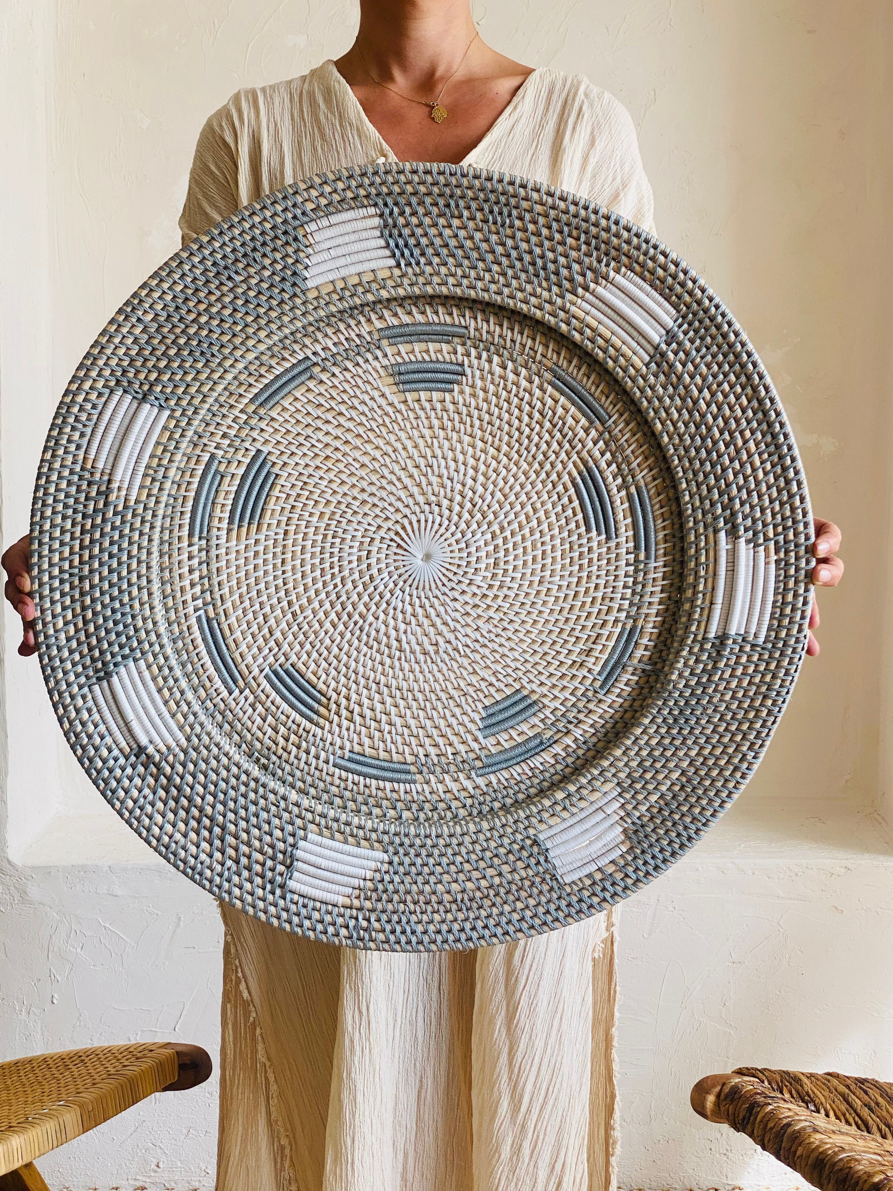 60 cm Rattan Tepsi / Duvar Dekoru