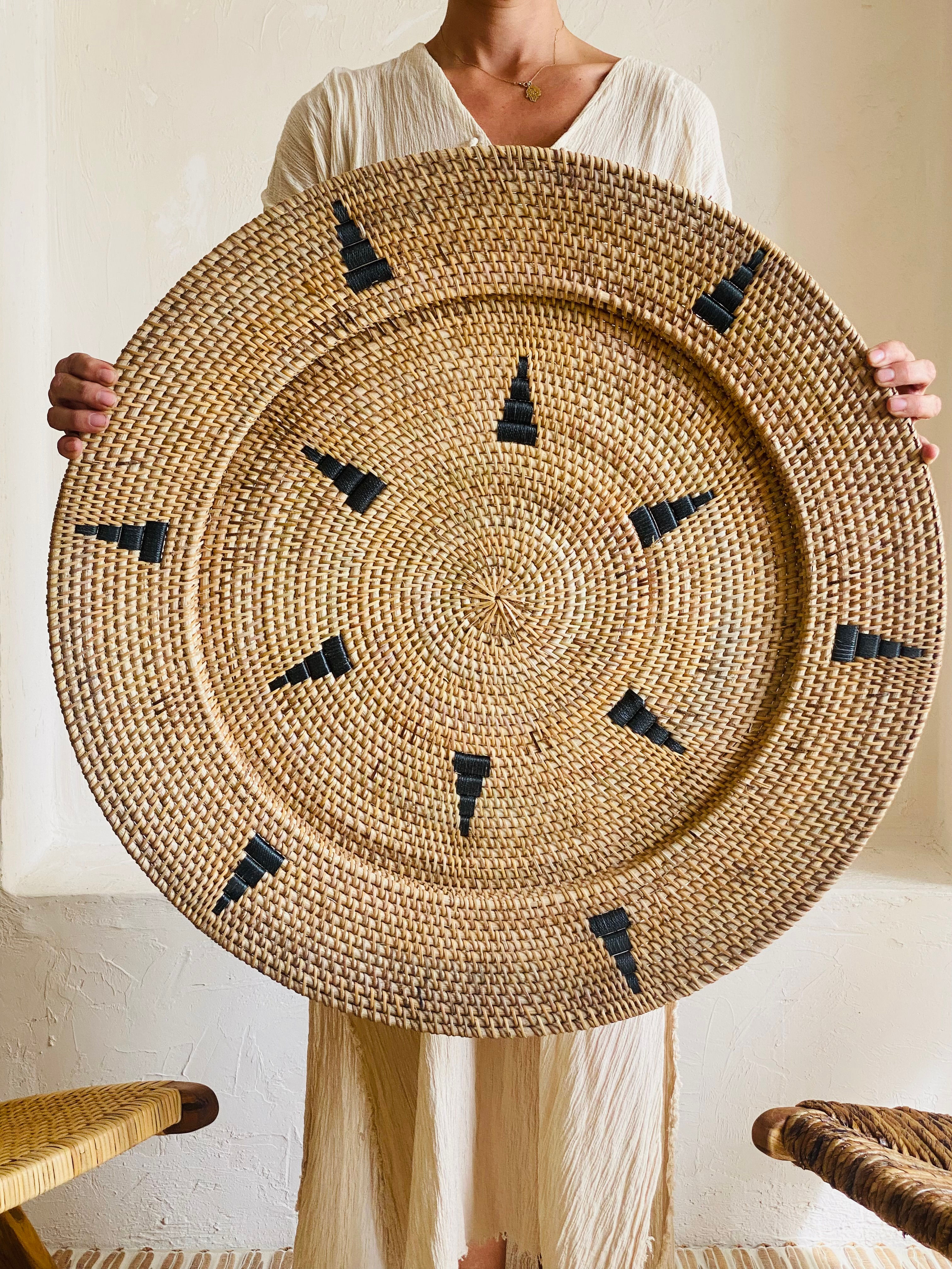 70 cm Rattan Tepsi / Duvar Dekoru