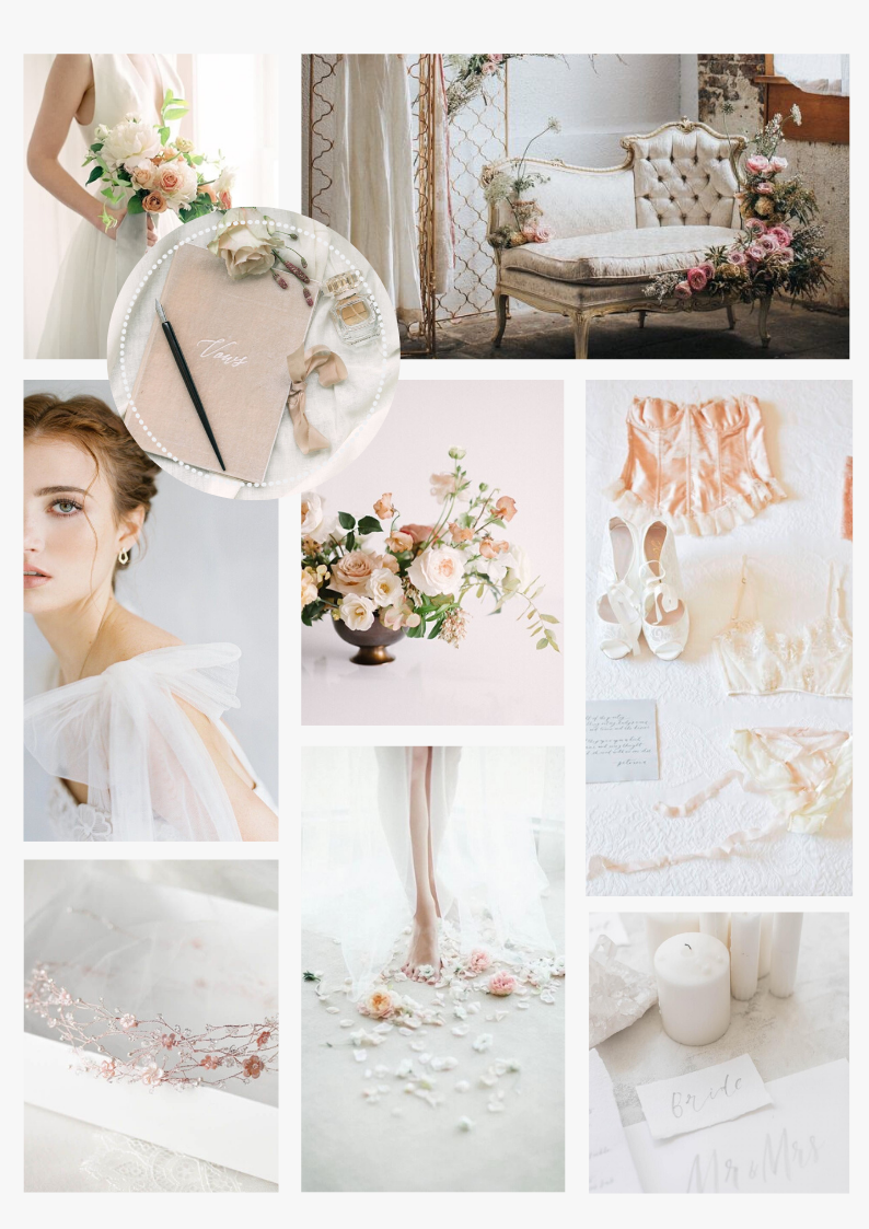 Romantic bridal morning