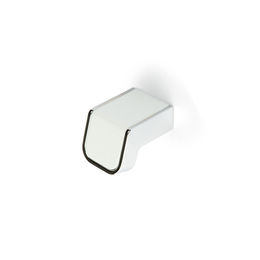 Figer White Acrylic and Chrome Knobs