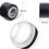 תמונה ממוזערת: Microlink Rings with Silicone - Black