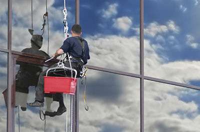 high rise rappelling