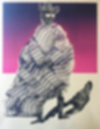 Navajo Elder in Blanket