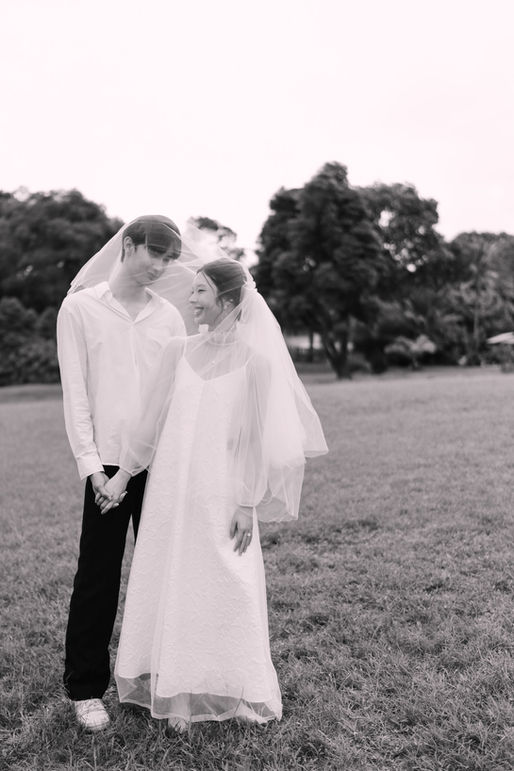 Spotlight on Love: Posing Tips for Couples with the Bride in Front