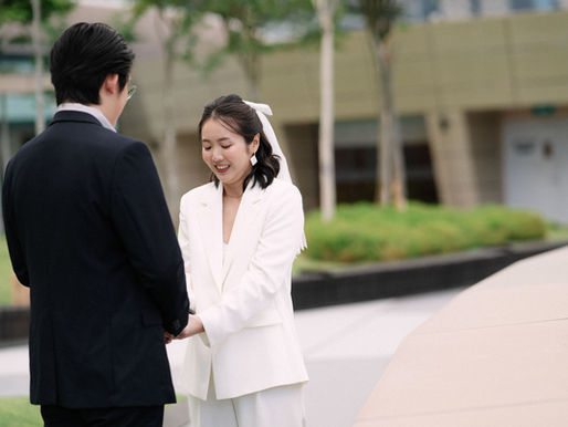 Ten Years of Quiet Choosing: Stefanie & Ashley’s Civil Ceremony at the Esplanade