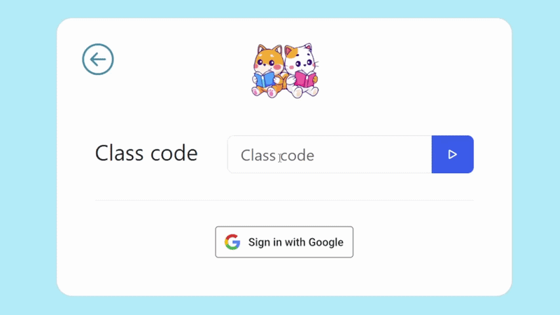 adding class code in English Islands gif