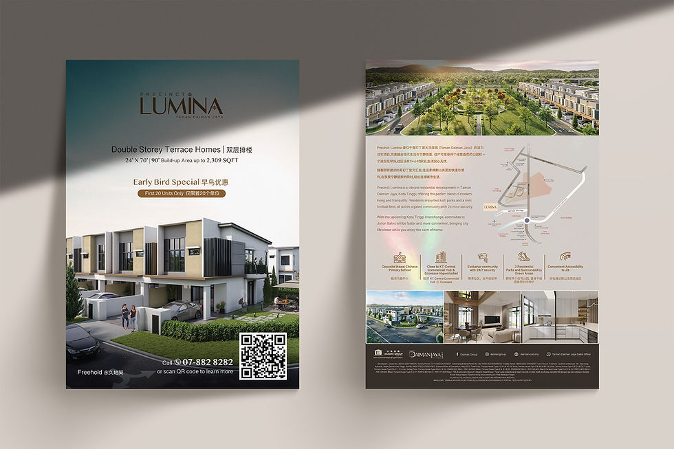 Precinct Lumina residential property branding, naming and visual identity by JP Mediaworks