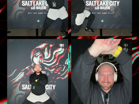 Salsa Selfie Station setup at Salt Palace Convention Center for Ubisoft Rainbow Six Major
