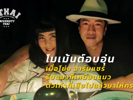 โมเม้นต์อบอุ่น เมื่อโย่ง อาร์มแชร์ รับแมวที่เหมือนแมวตัวเก่าที่เสียไปแล้วมาให้ภรรยา