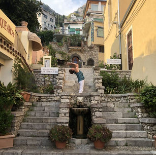 Eagle Arm Back Bend -Taormina, Sicily