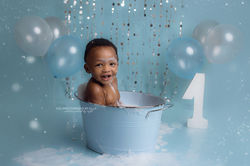 Cake smash photo session Birmingham