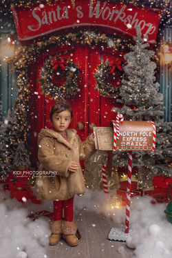 Magical Christmas photoshoot with children and family
