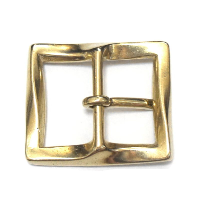 Thumbnail: Bulk 10pcs / 30mm Twisted Square Buckle [ Brass ]