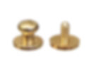 10pcs Wholesale / 7mm Button Stud [ Brass - Nickel / Screw back ] Smoky Sumi's Store
