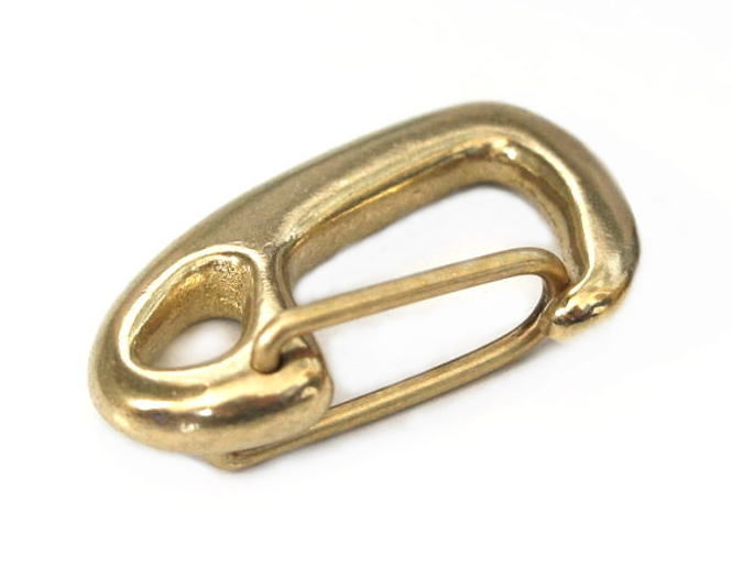 Thumbnail: Solid Brass Hook Dee Karabiner Clip / Smoky Sumi's Store