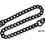Thumbnail: Wallet Chain [ Flat Cut 2.8mm x 45cm / Black ] Smoky Sumi's Store