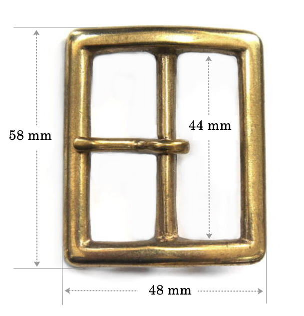 Thumbnail: 10pcs Wholesale 43mm Rectangle Buckle [ Brass ] Smoky Sumi's Store