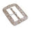 Thumbnail: 41mm Indian Pattern Rectangle Buckle [ Nickel - Matte nickel ]