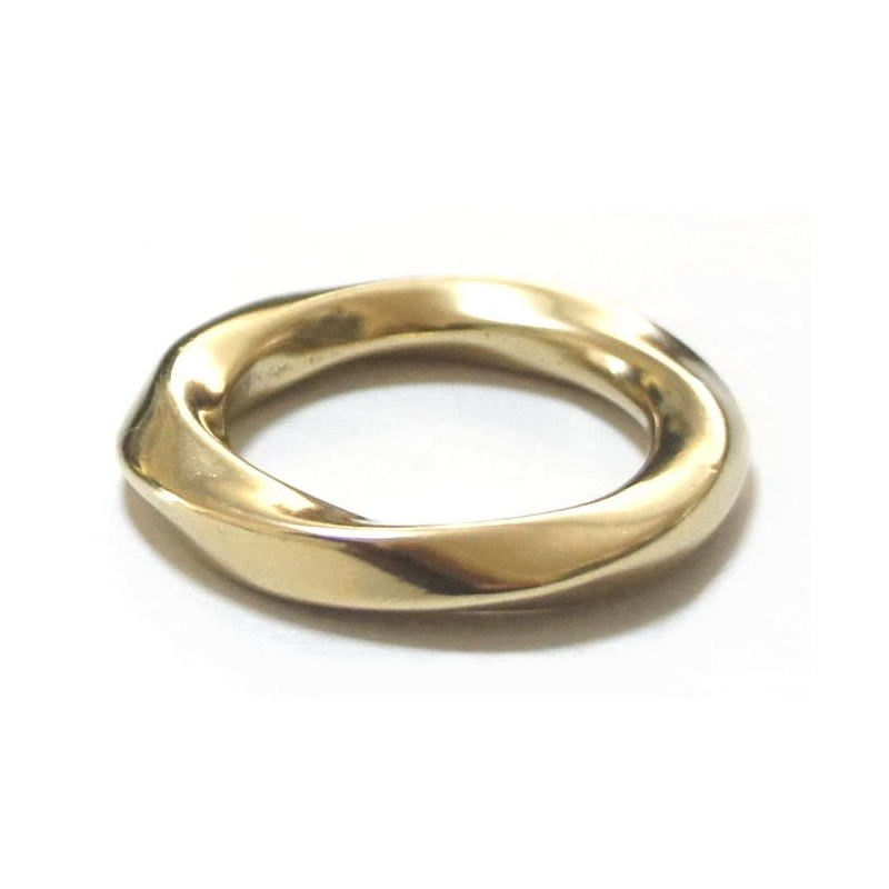 Thumbnail: 30-33-41mm Twist Ring [ Brass ]