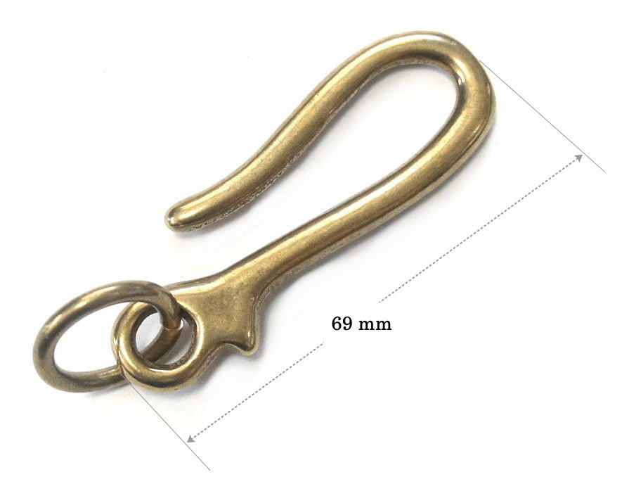 Thumbnail: 10pcs Wholesale Solid Brass Hook Model-B / Smoky Sumi's Store