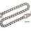 Thumbnail: Wallet Chain [ Smooth shape 2.8mm x 45cm / Matte Silver ] Smoky Sumi's Store
