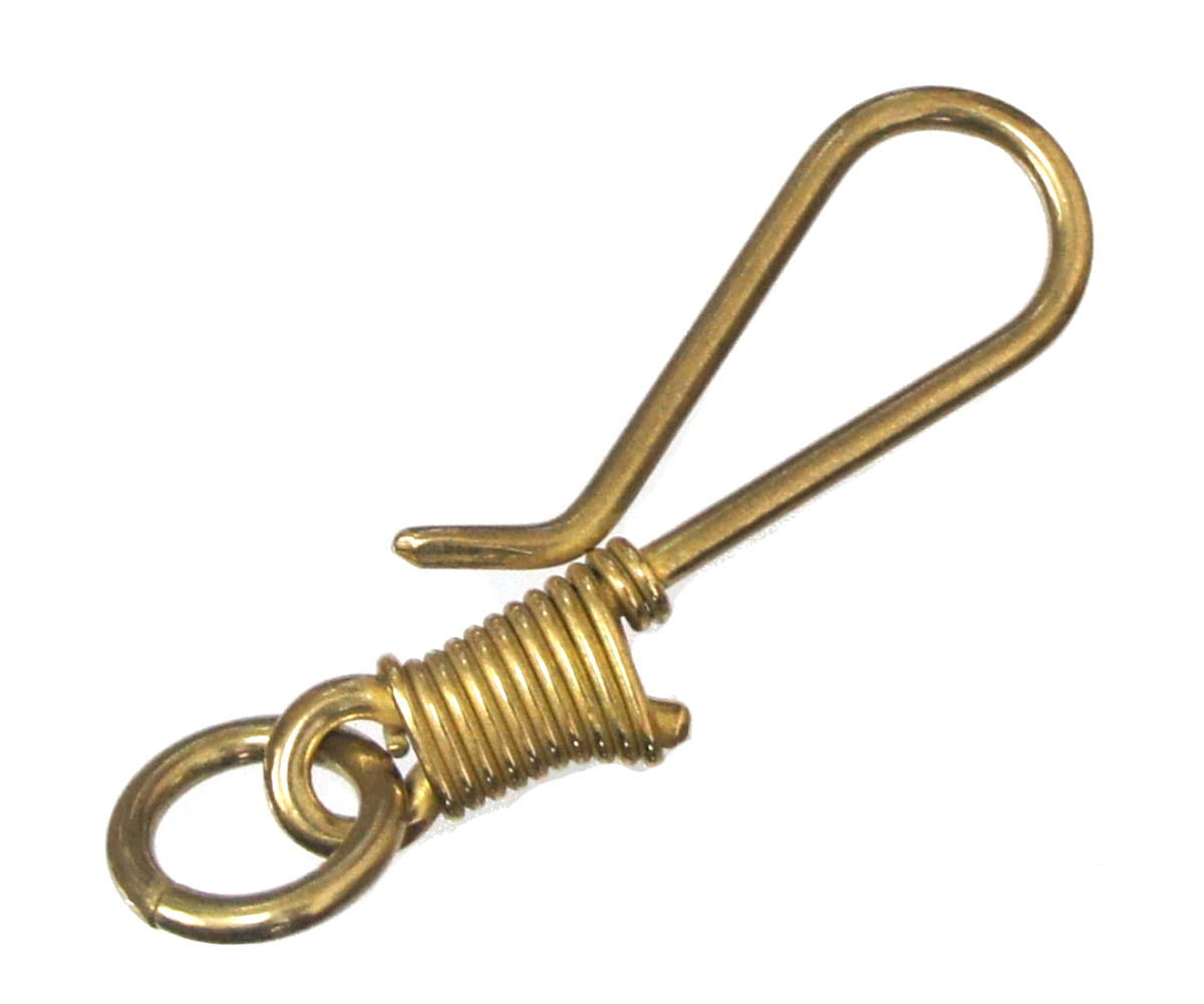 Brass Hook [ Model-D Medium size / 4 color ] Smoky Sumi's Store